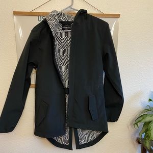 Black waterproof jacket